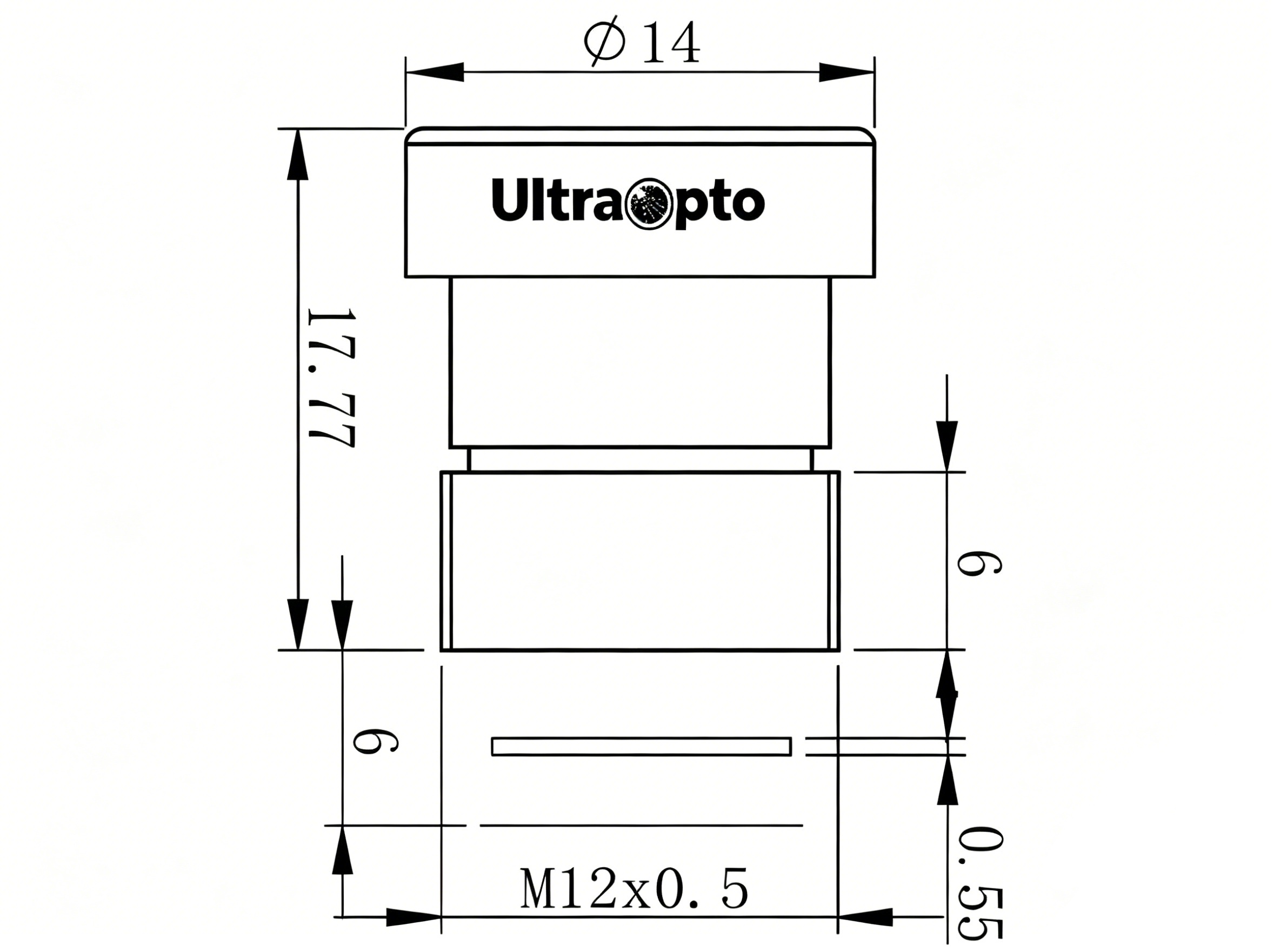 What is a 20mm focal length M12 imaging lens